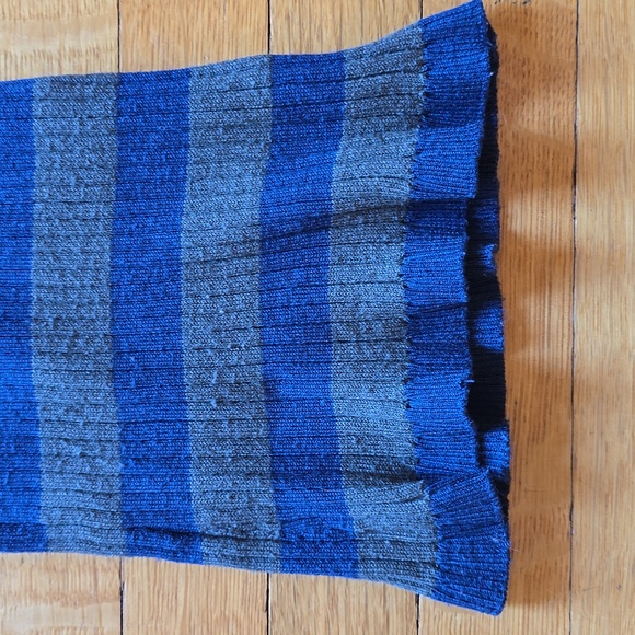 Poof, Ribbed Knit Bodycon Tunic Top, EUC, Navy & Olive, Women's S - Picture 8 of 11